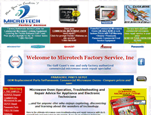 Tablet Screenshot of microtechfactoryservice.com